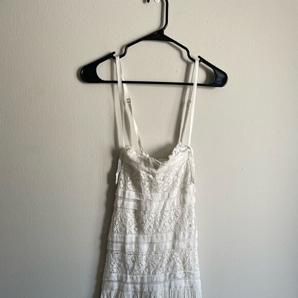 Revolve Free People Shailee White Crochet Mini Dress - Picture 5 of 16
